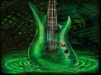 Gitara, Zielona, Elektryczna