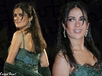 Suknia, Zielona, Salma Hayek