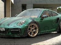 Techart GTstreet R Touring, Porsche 911 Turbo, Zielone