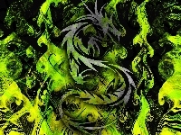 Zielone, Szary, Smok, Wzory