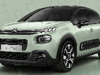2016, Zielonkawy, Citroen C3, Przód
