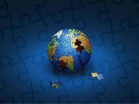Glob, Ziemia, Puzzle
