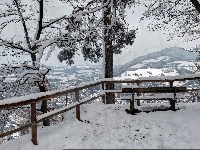 Góry, Zima, Krajobraz