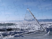 Jezioro, Zima, Lód