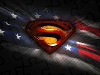 Supermana, Znak, Flaga