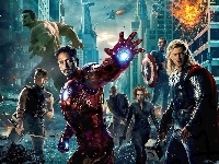Zniszczone, The Avengers, Bohaterowie, Budynki