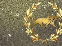 Zodiaku, Grafika, Znak, Lew