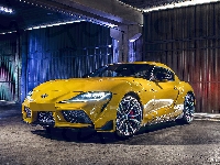 2020, Toyota Supra, Żółta