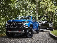Niebieski, Chevrolet Silverado ZR2