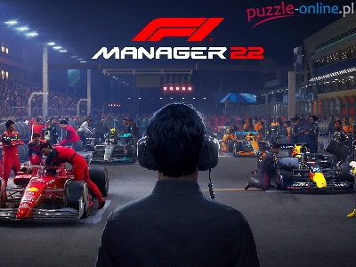 Service, F1 Manager 22, Gra, Bolidy, Plakat, Mechanicy
