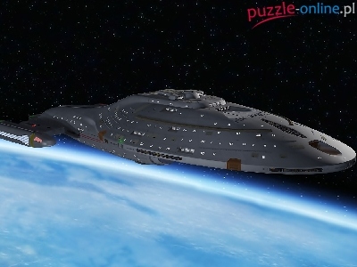 Puzzle Statek, Ziemia Star Trek, Star Trek, Voyager, Kosmiczny